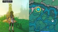 Location of the alpaca tail puzzle in Forest of Blessings (Image via HoYoverse)